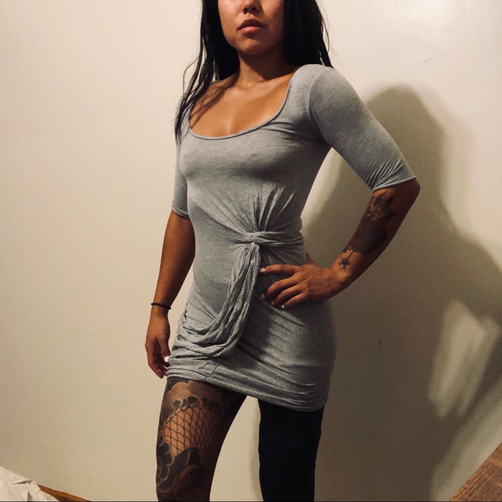 Front knot all saints dress